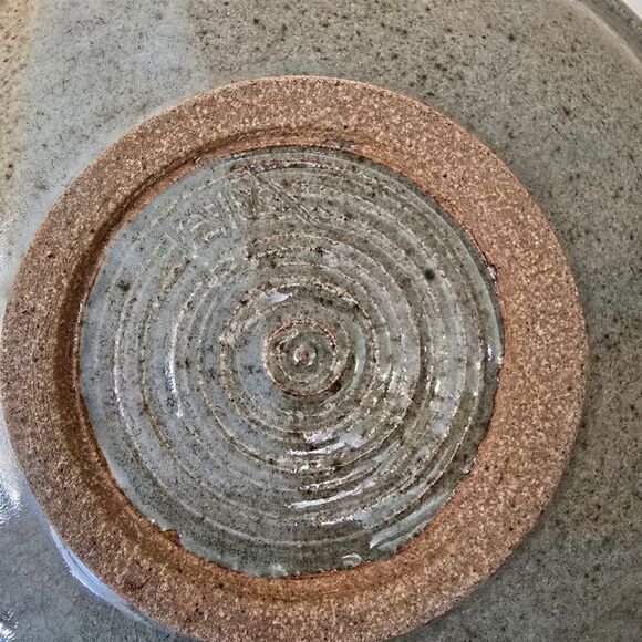 Studio Art Pottery Stoneware Plate 9.5" Glazed Art Handmade - Picture 5 of 7